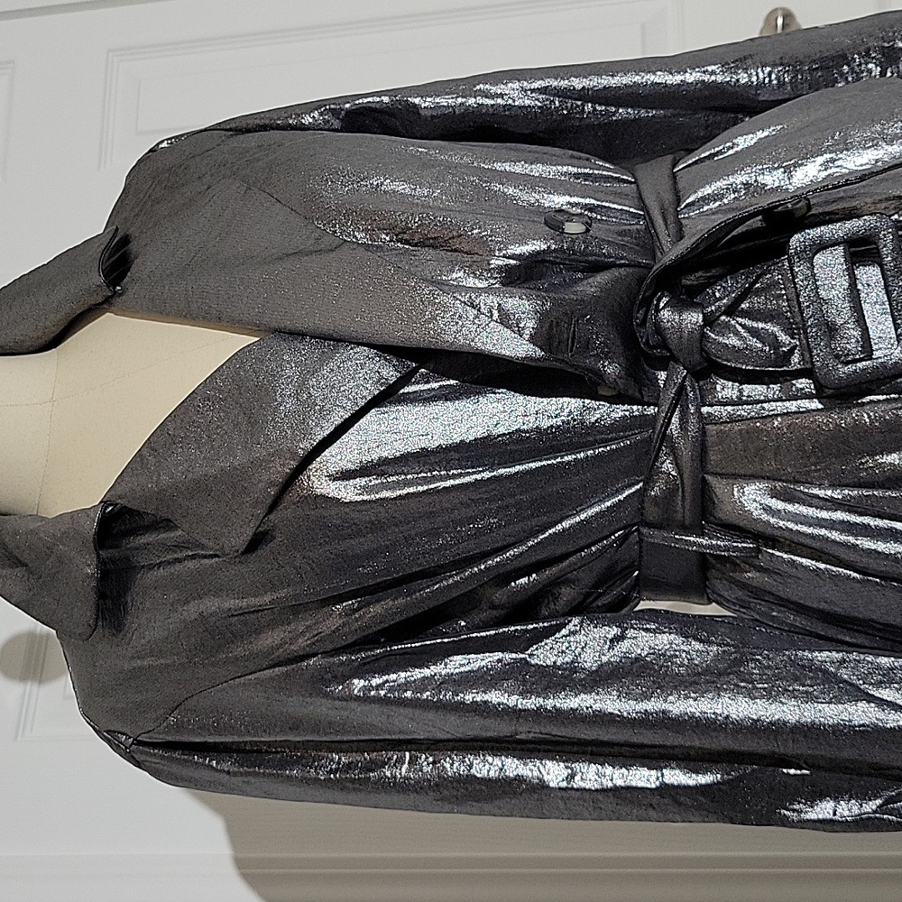 Metallic Trench--- House of Harlow
